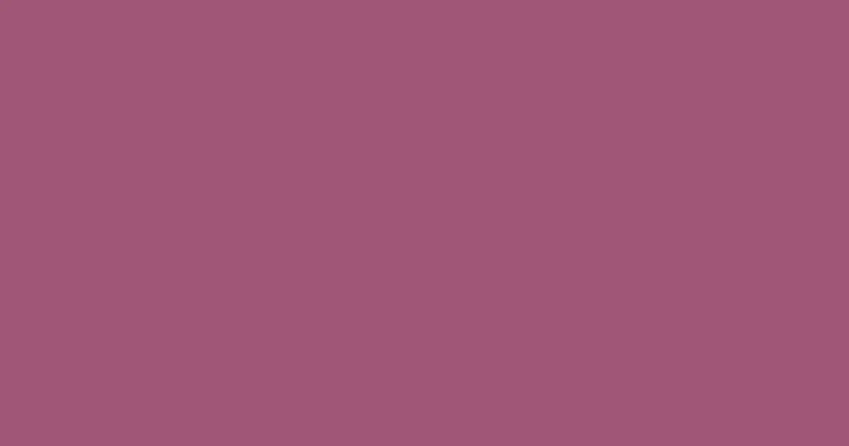 #9f5676 rose dust color image