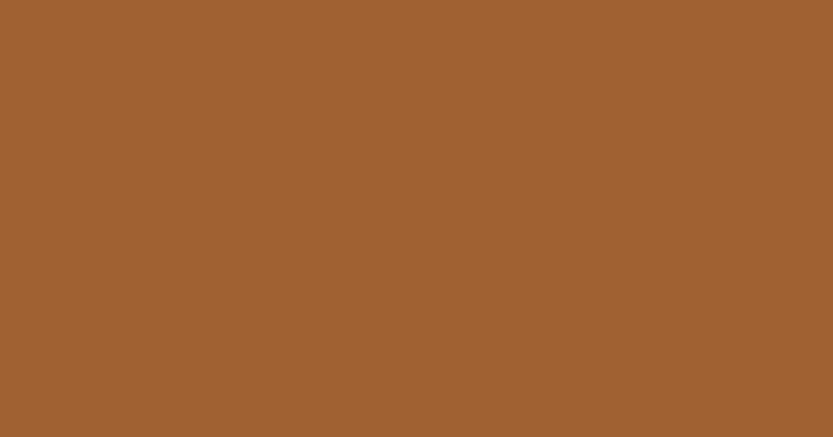#9f6133 brown rust color image