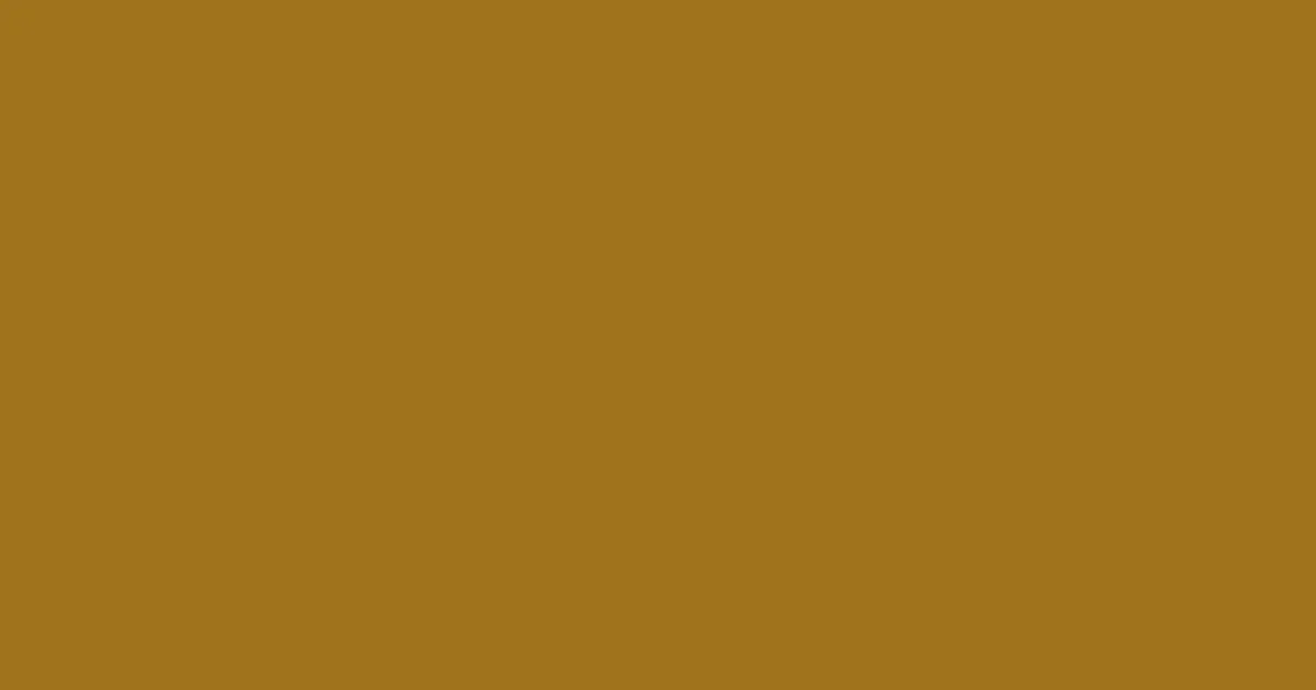 #9f731b reef gold color image