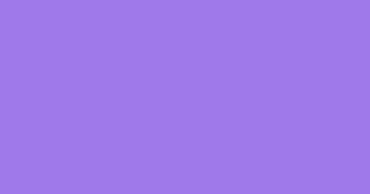 #9f78ea medium purple color image