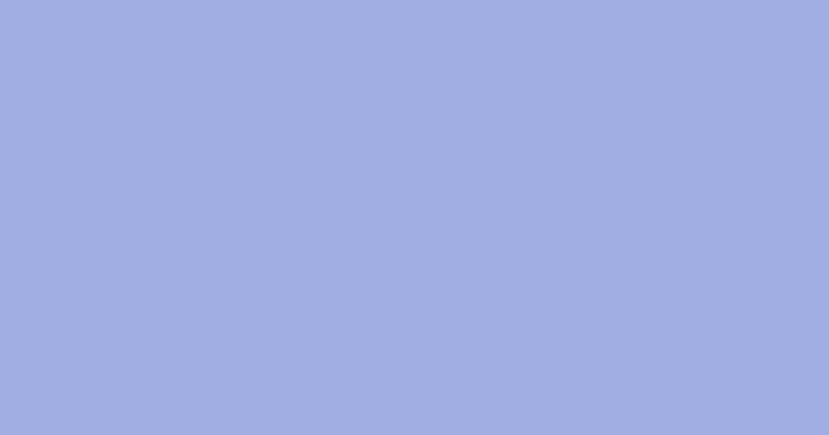 #9faee4 dull lavender color image