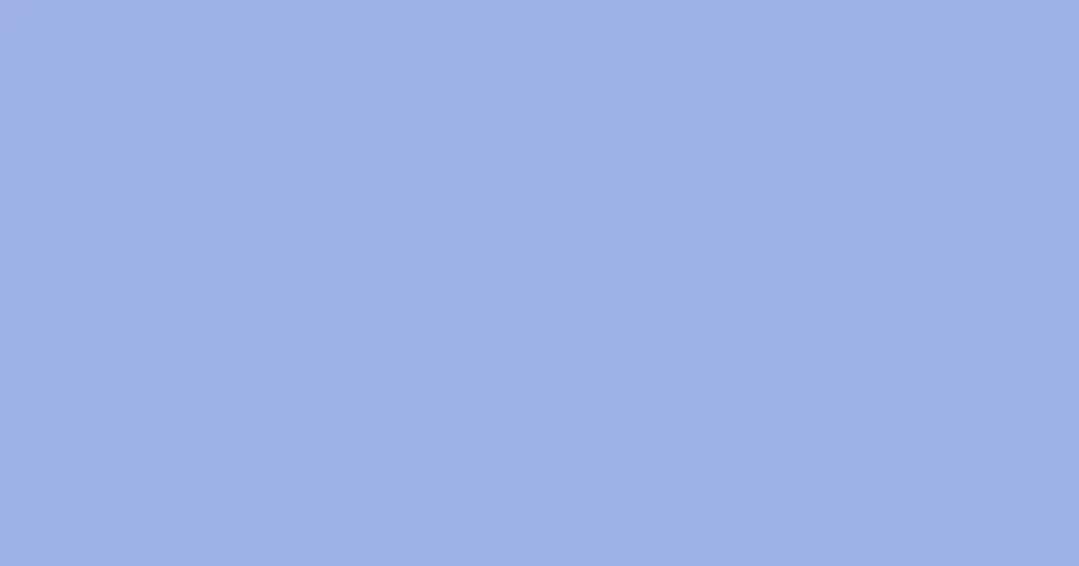 #9fb1e6 dull lavender color image