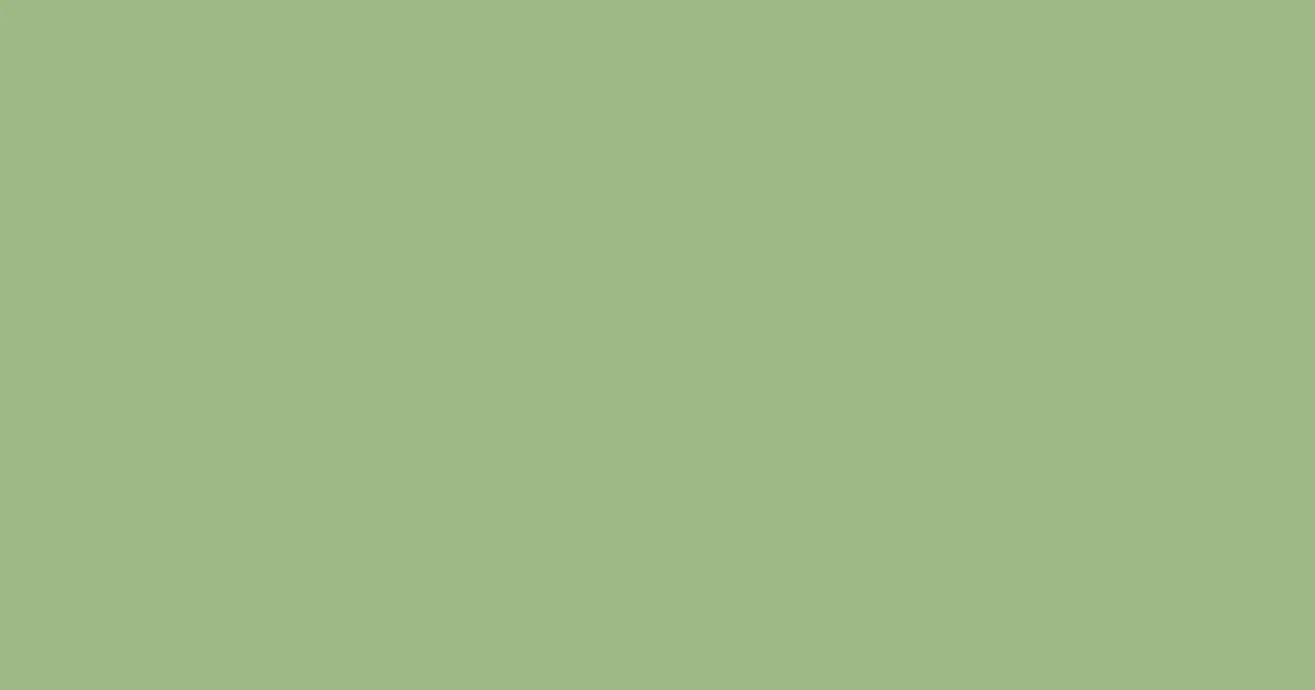 #9fb985 swamp green color image