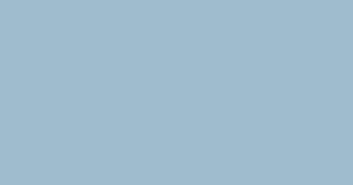 #9fbcce rock blue color image