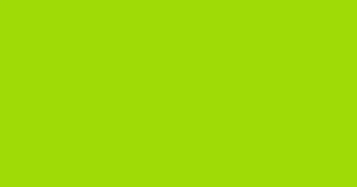 #9fdb05 sheen green color image