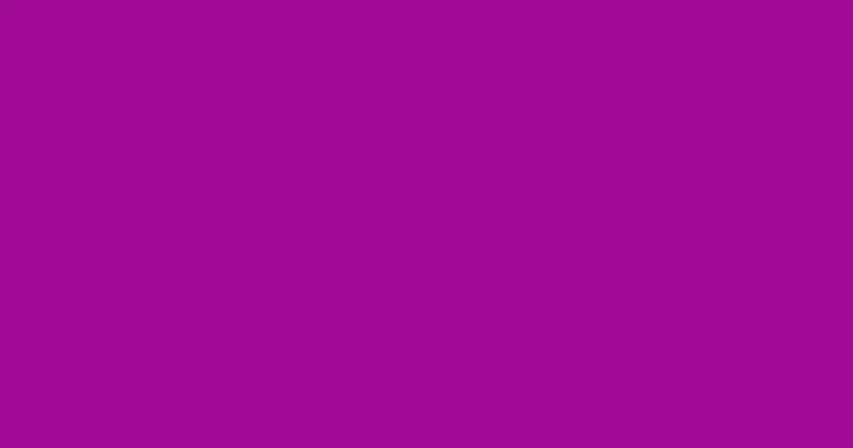 #a00a96 violet eggplant color image