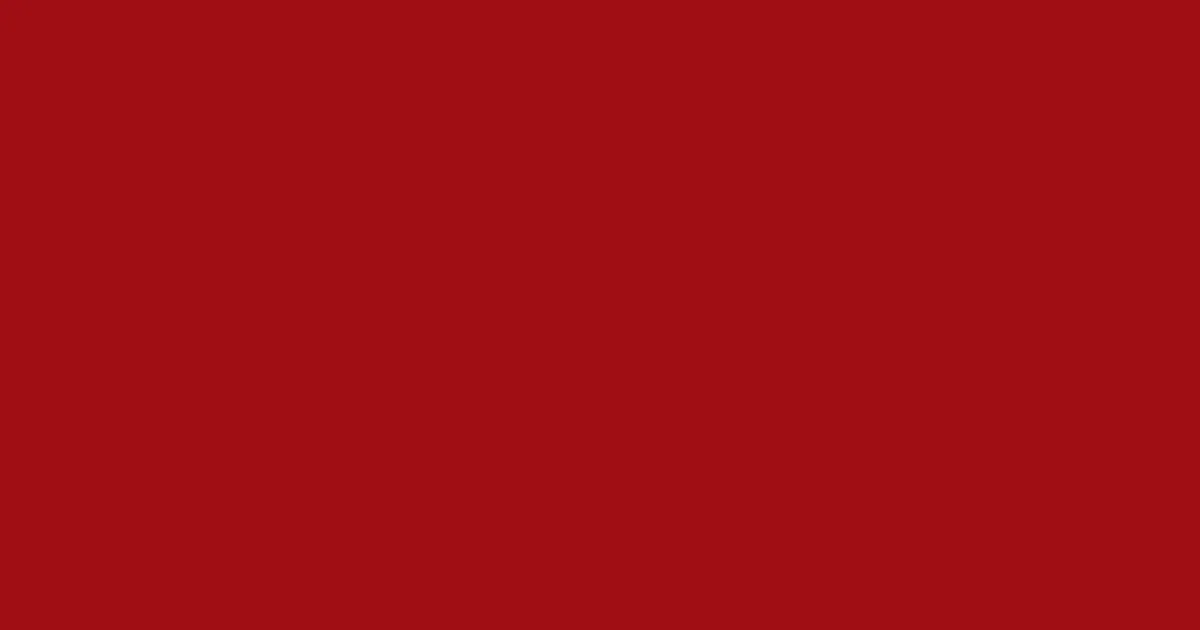 #a00e15 tamarillo color image