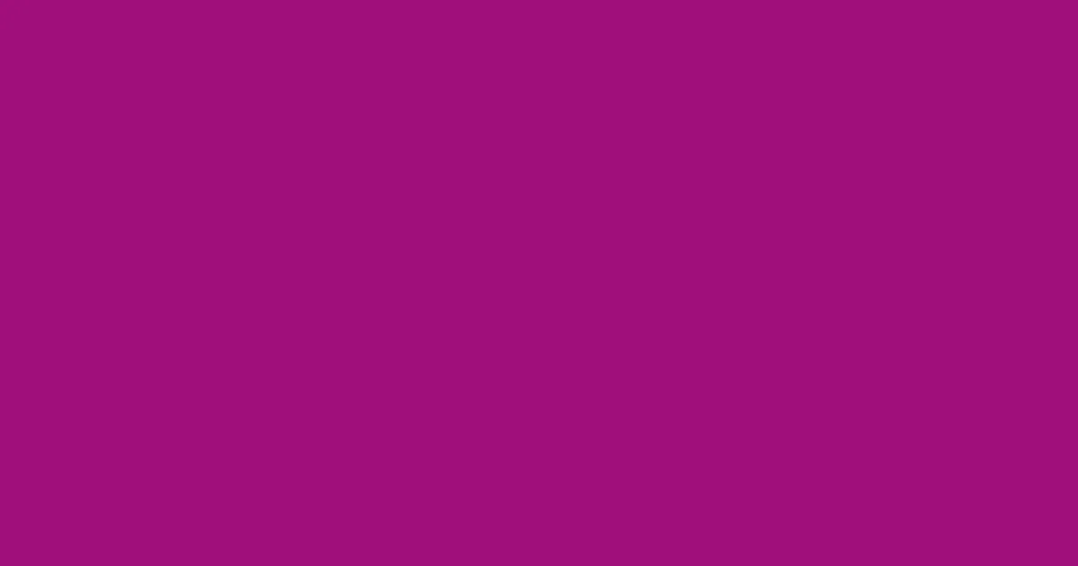 #a00f7c violet eggplant color image