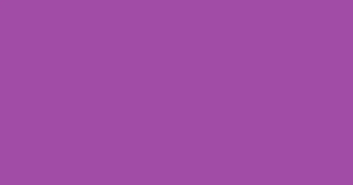 #a04ca5 vivid violet color image