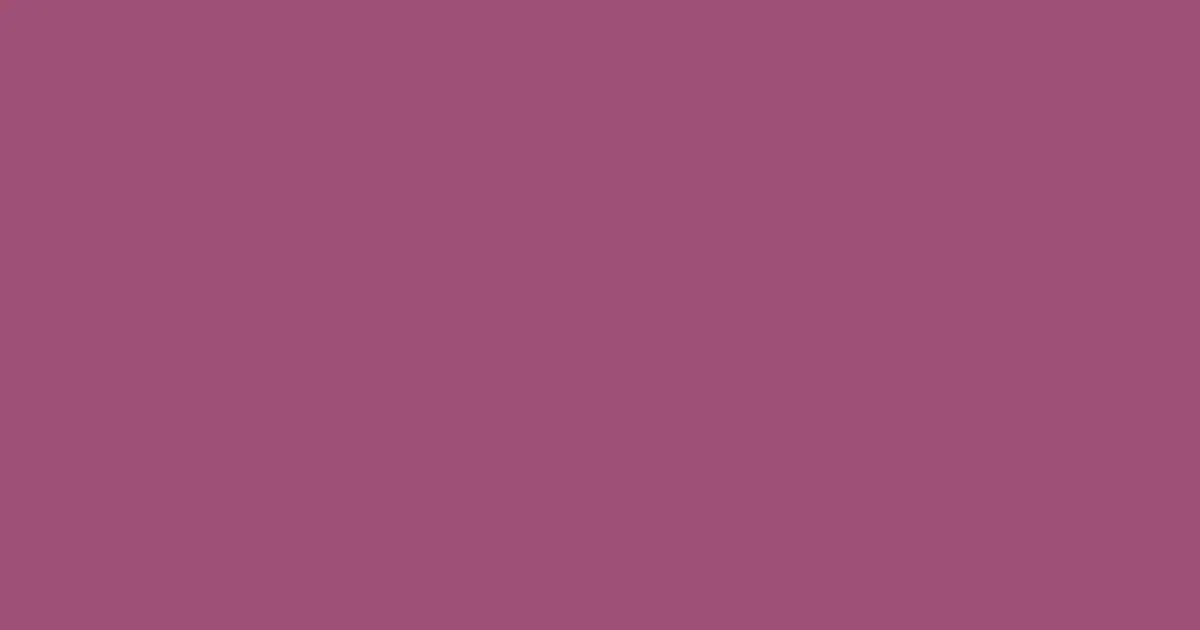 #a05076 sugar plum color image