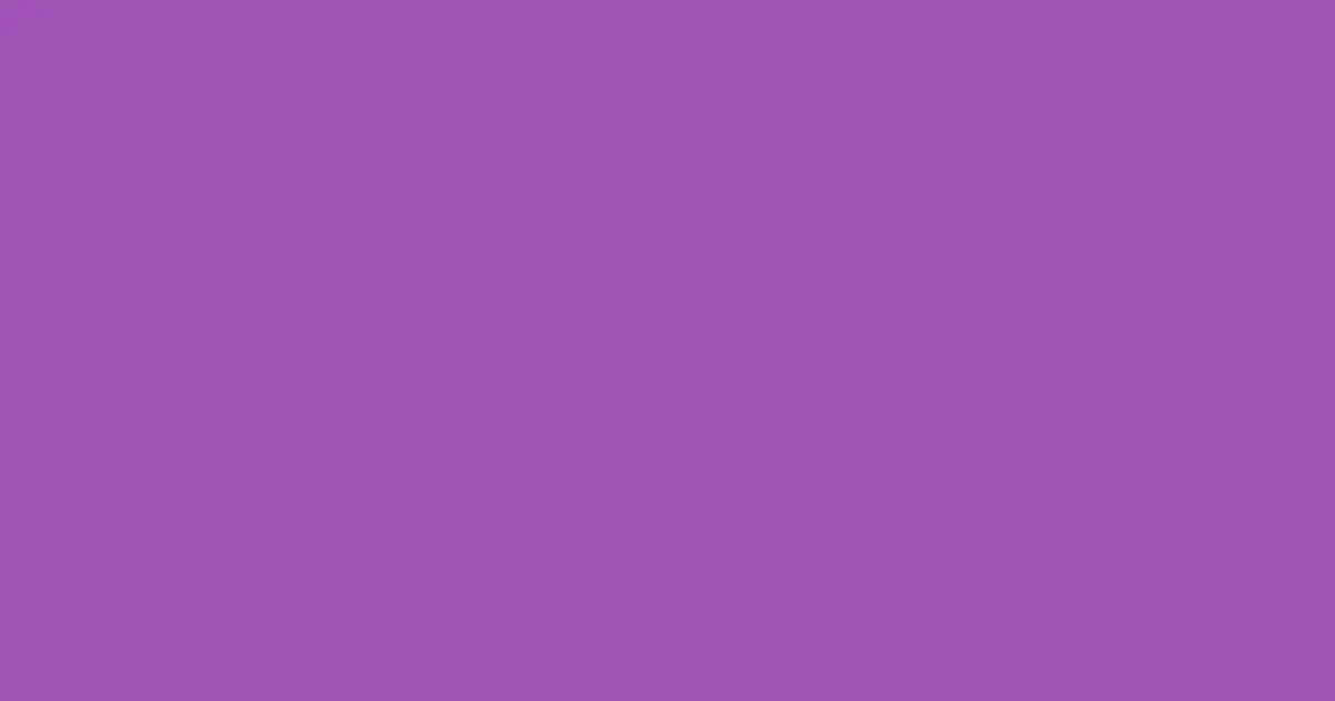#a053b7 purple plum color image