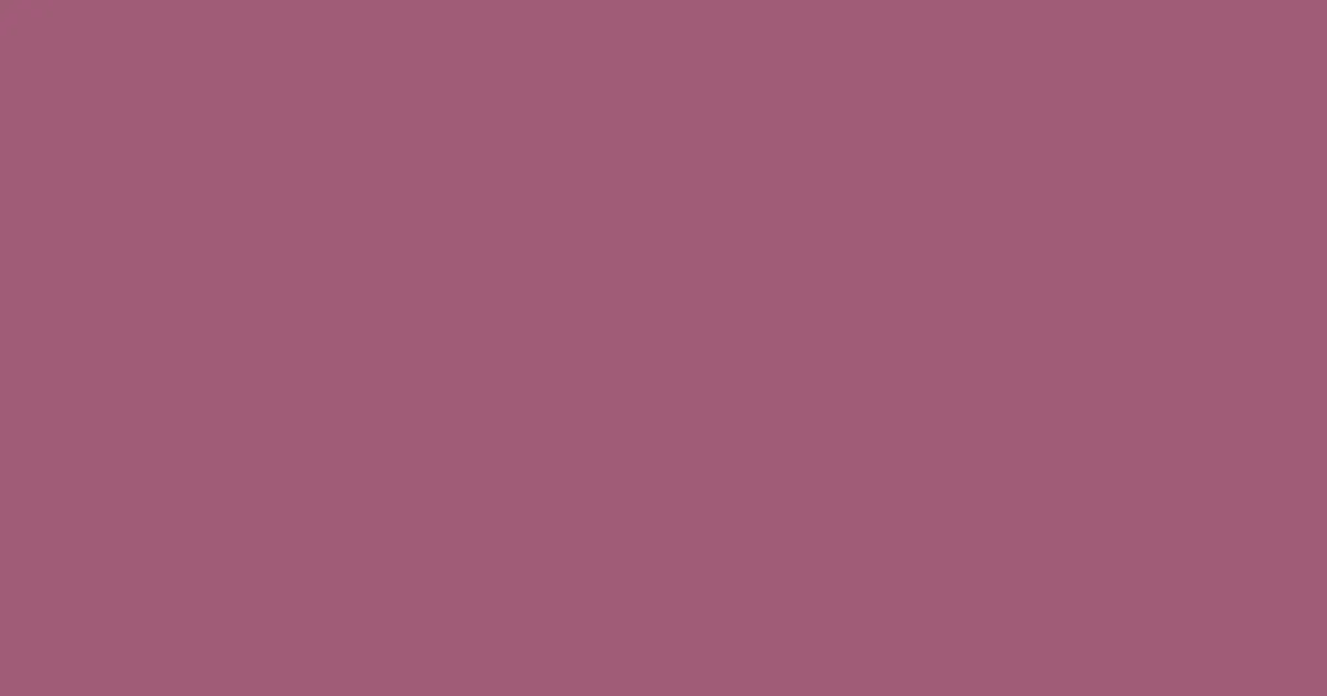 #a05b77 rose dust color image