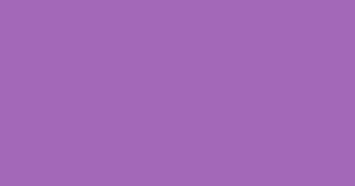 #a069b6 wisteria color image
