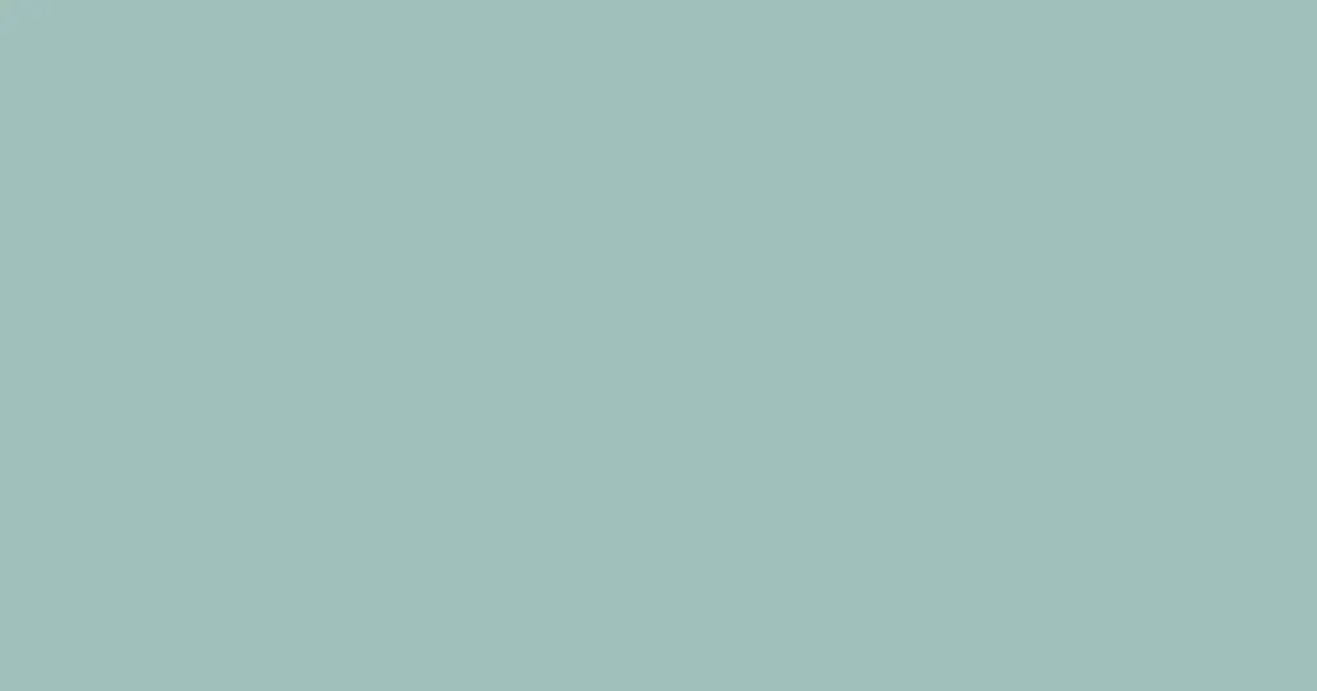 #a0c2bb shadow green color image