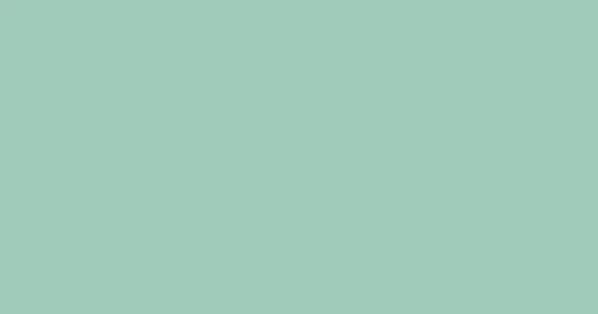 #a0c9b9 shadow green color image