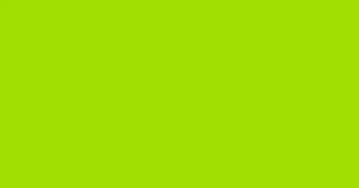#a0de01 sheen green color image