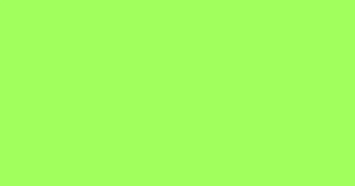 #a0ff5c green yellow color image