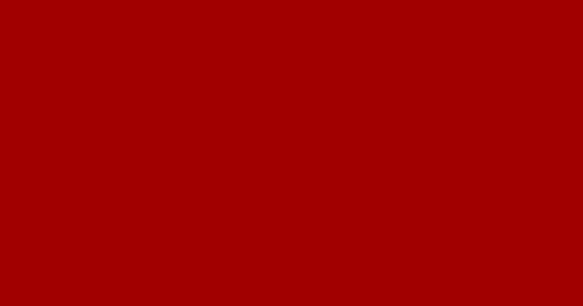 #a10000 bright red color image