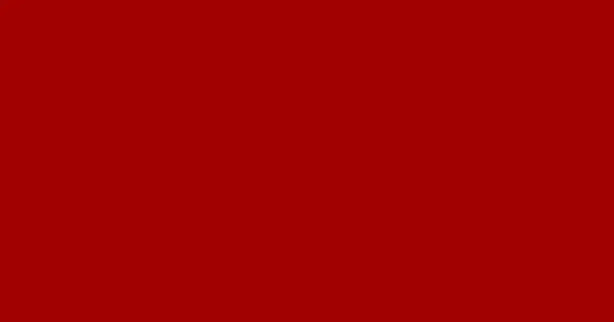#a10101 bright red color image