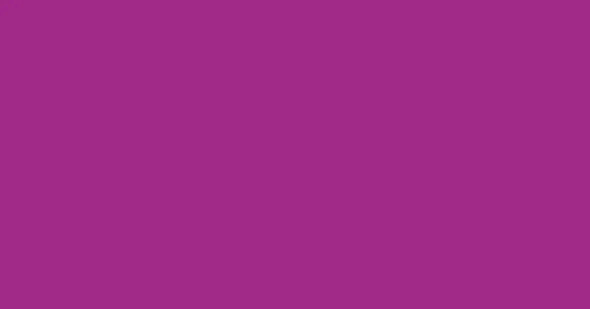#a12888 medium red violet color image