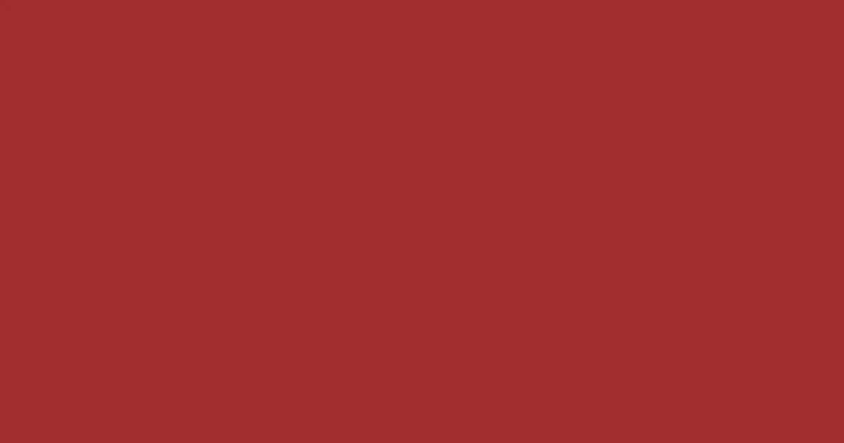 #a12e2f sweet brown color image