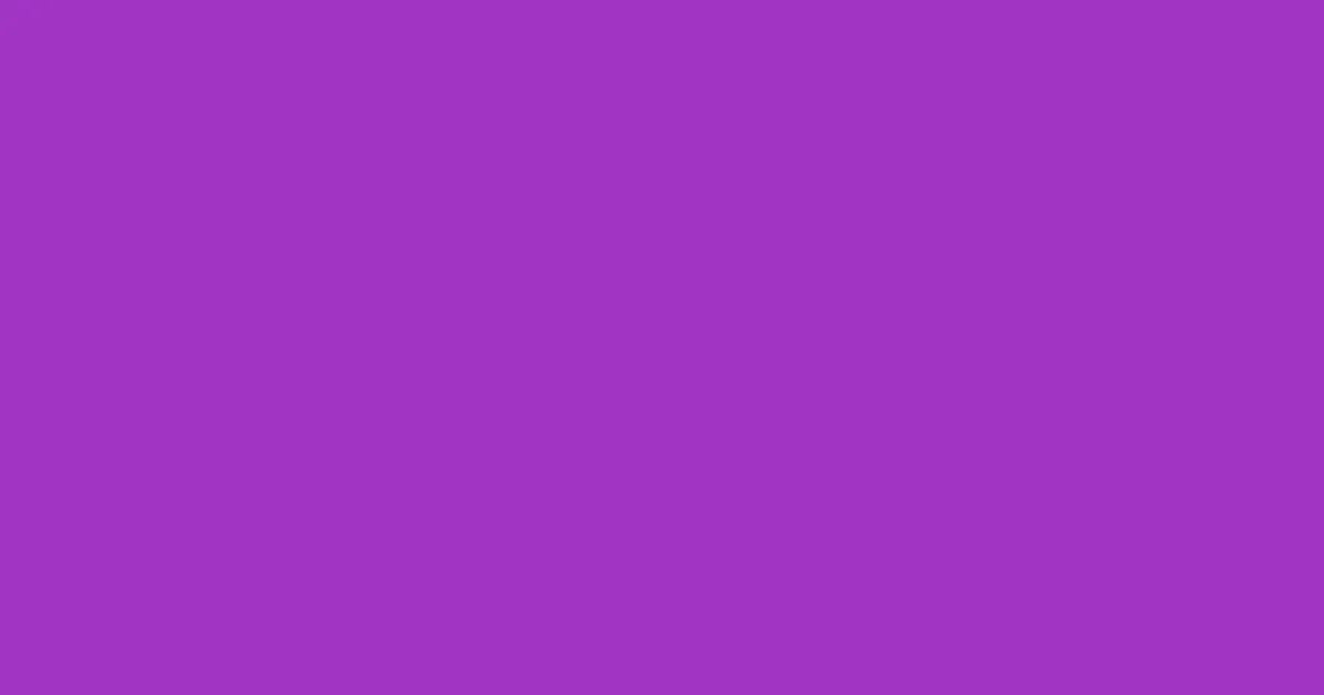 #a134c4 purple heart color image