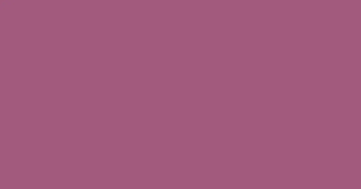 #a15a7d rose dust color image