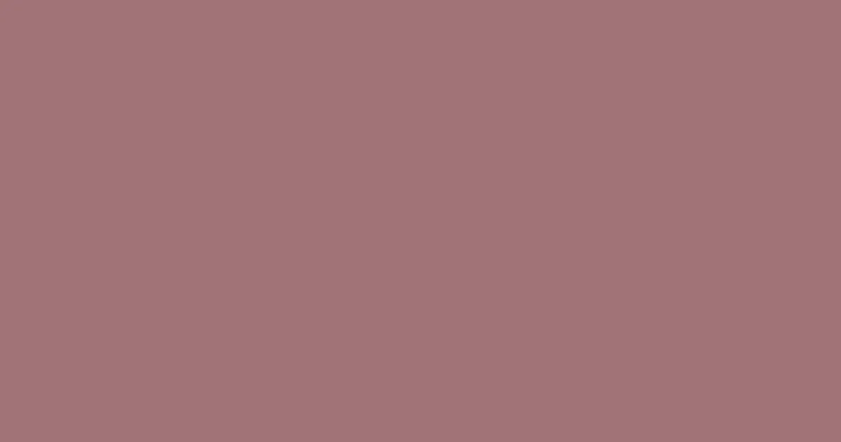 #a17377 burnished brown color image