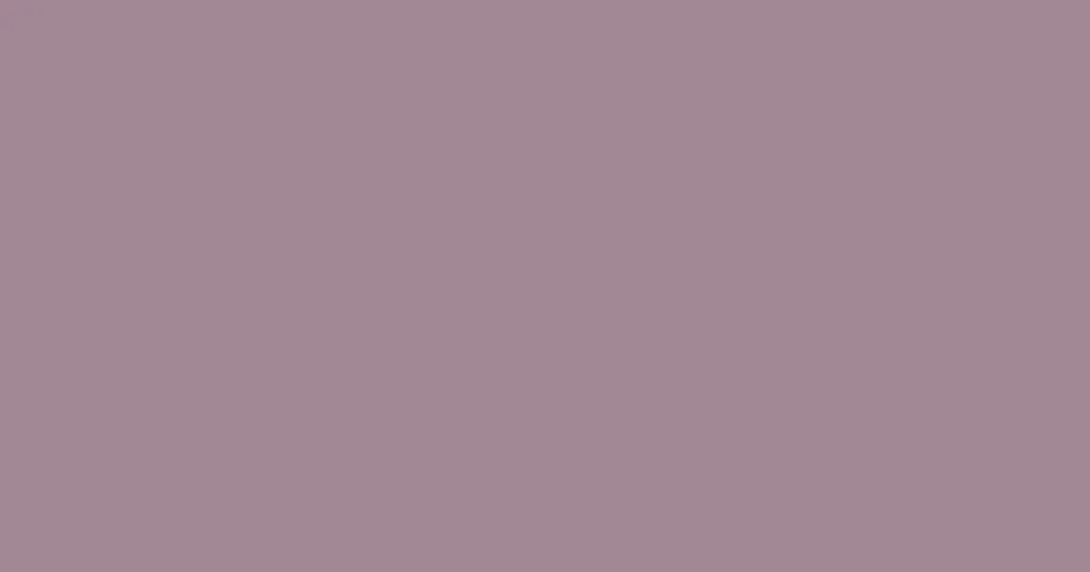 #a18794 mountbatten pink color image