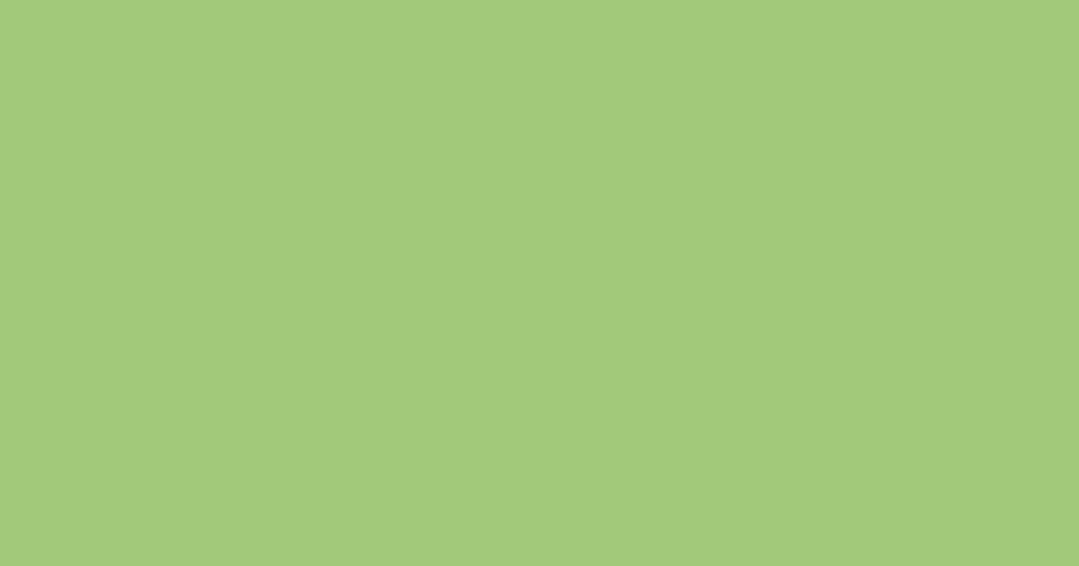 #a1c87a olivine color image