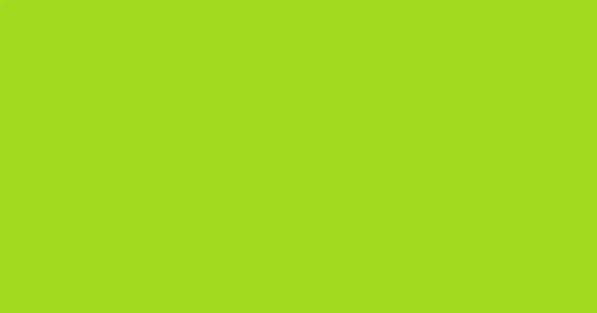 #a1dc20 key lime pie color image