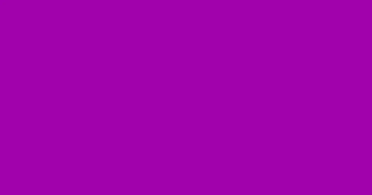 #a202ac purple color image