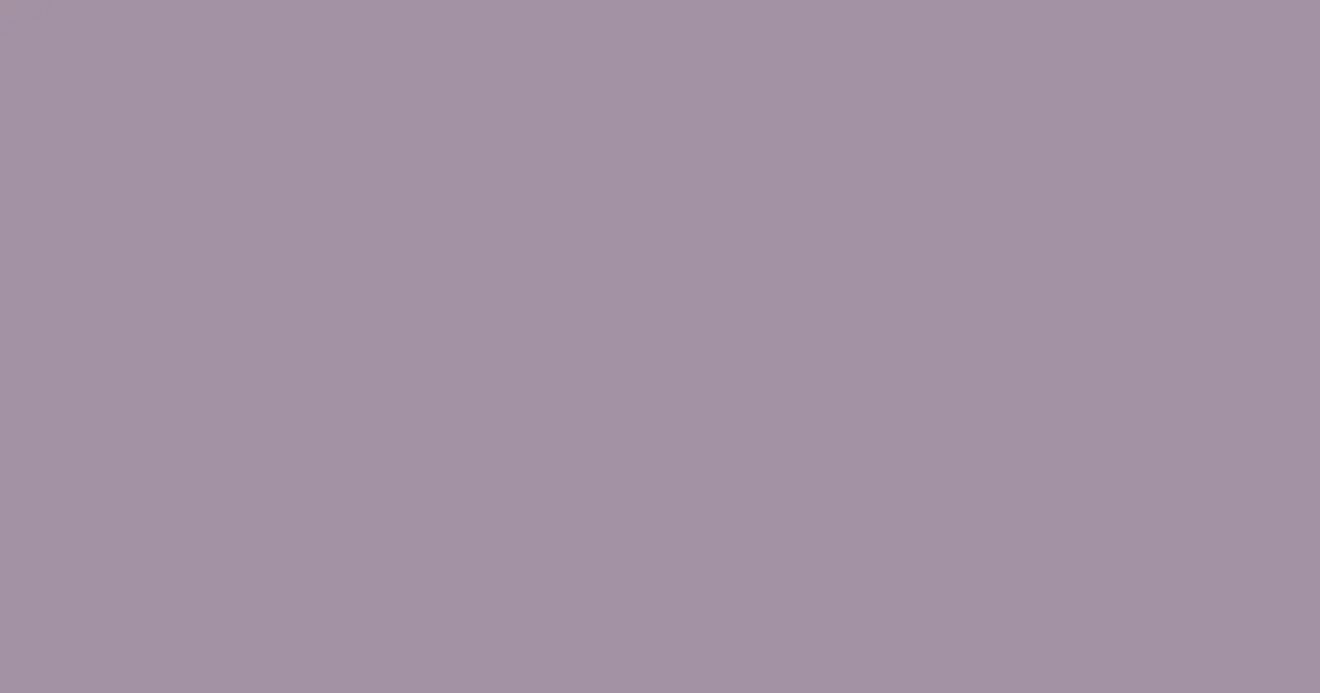 #a291a1 lilac luster color image