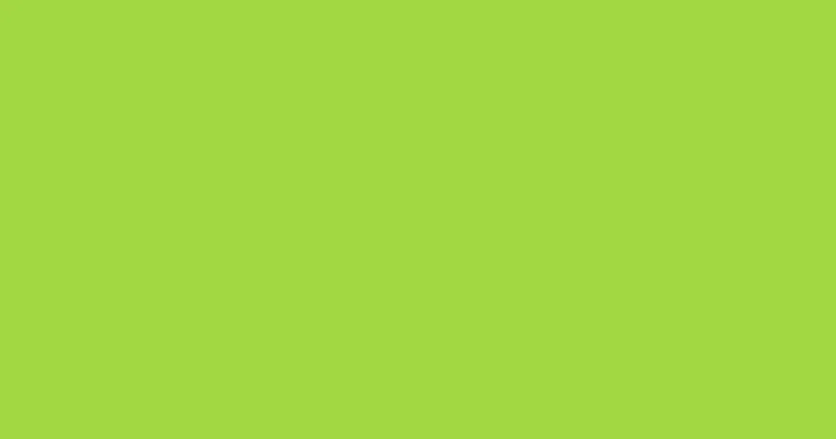 #a2d843 conifer color image