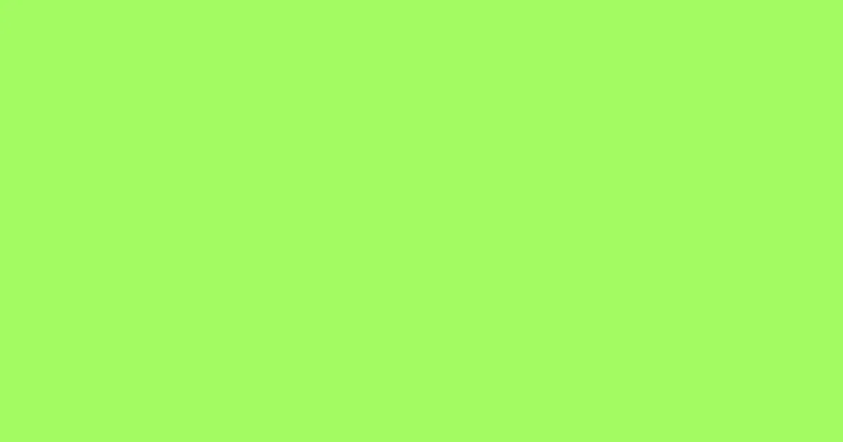 #a2fb61 screamin green color image