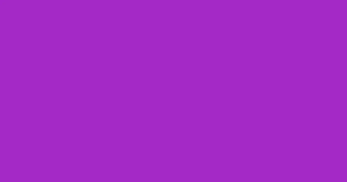 #a329c5 purple heart color image