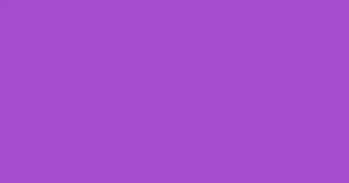 #a34cce amethyst color image