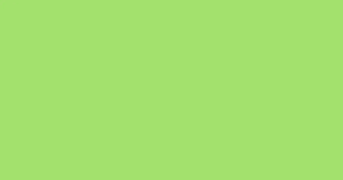 #a3e06d yellow green color image