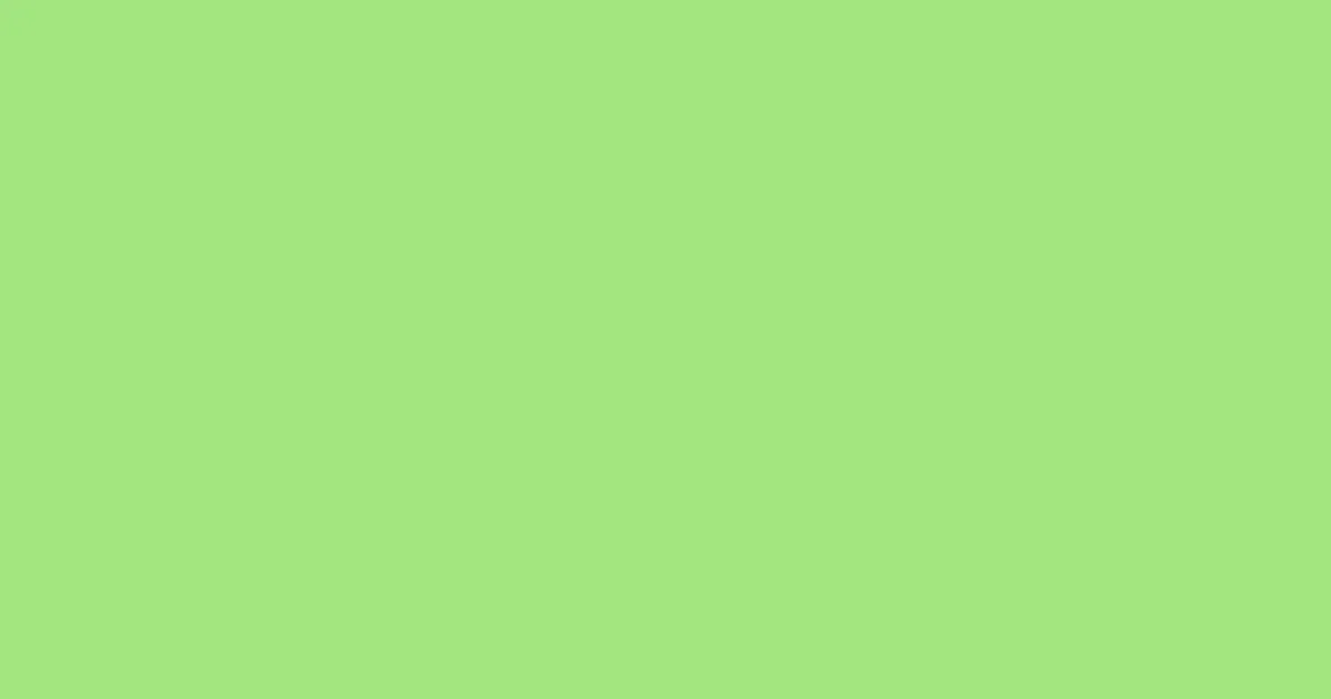 #a3e580 yellow green color image