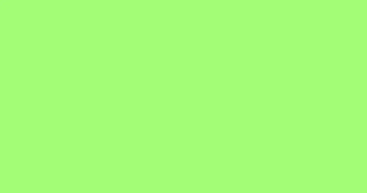 #a3fd75 mint green color image