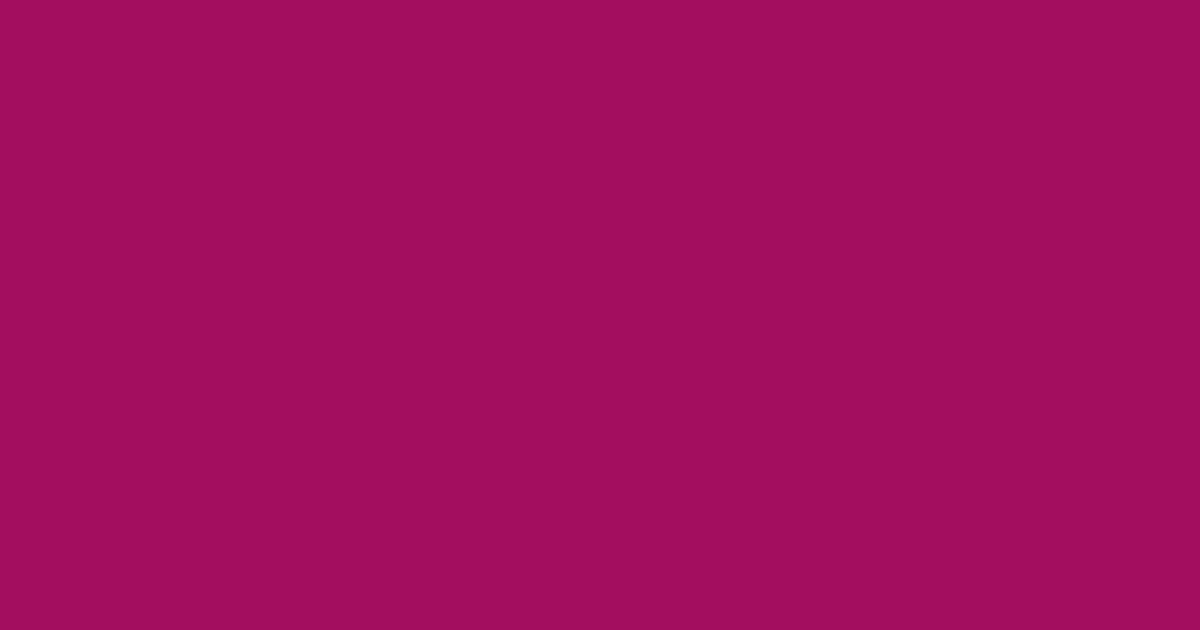 #a4105c jazzberry jam color image