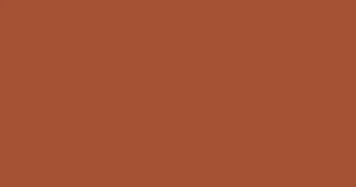 #a45135 brown rust color image