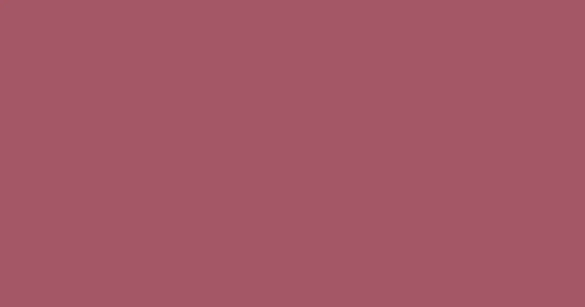 #a45765 rose dust color image