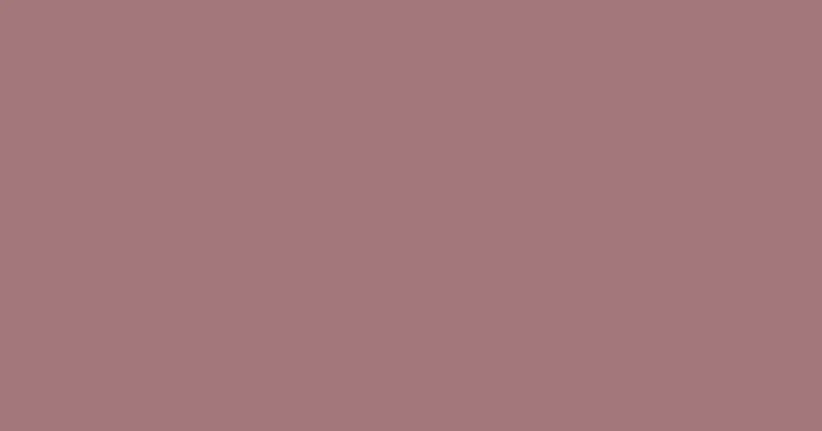 #a4777c burnished brown color image