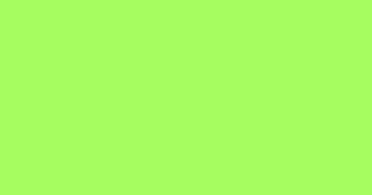 #a4fe5e green yellow color image