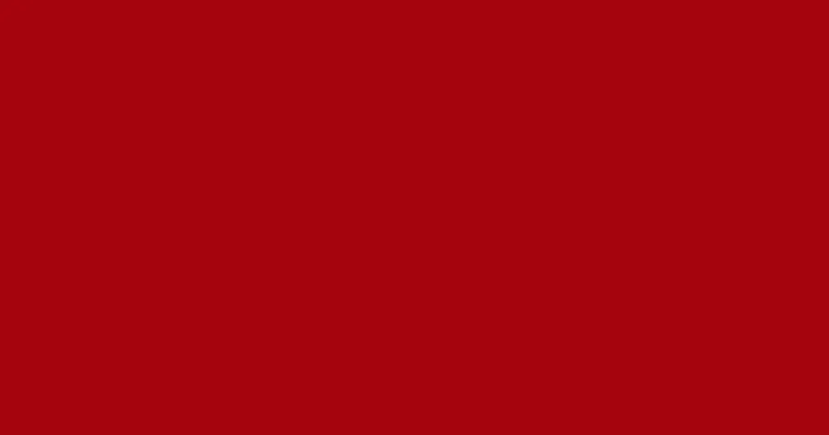 #a5040c bright red color image