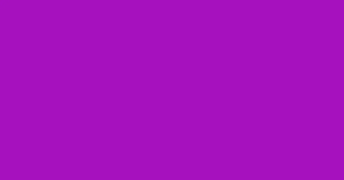 #a511bf electric violet color image