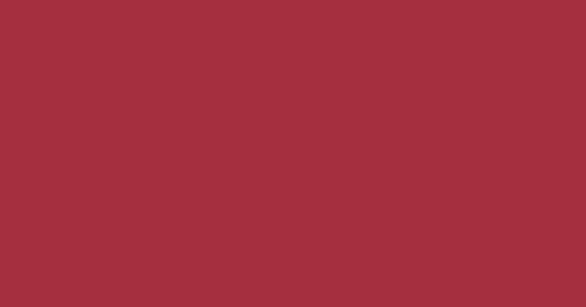 #a52f3e sweet brown color image