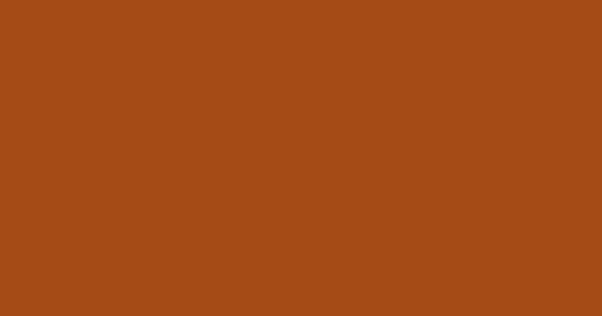 #a54d17 hawaiian tan color image