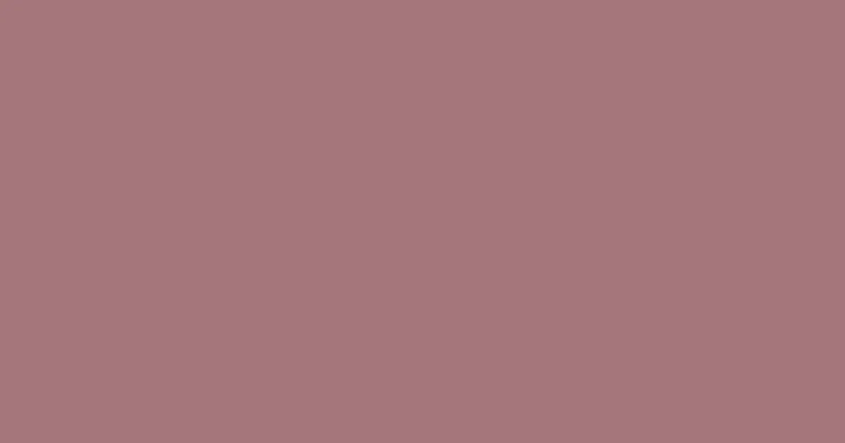 #a5777b burnished brown color image